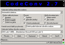 CodeConv in Czech language